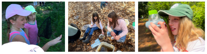 Young people exploring outdoors